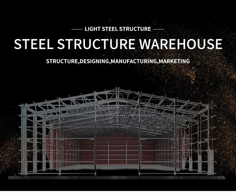 Prefabricated Designed Steel Structure Building Steel Warehouse Steel Structure for Storage